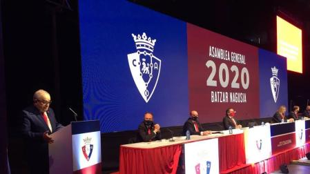 Sabalza, a la asamblea: “Parecía que ustedes no podían ser compromisarios de Osasuna”