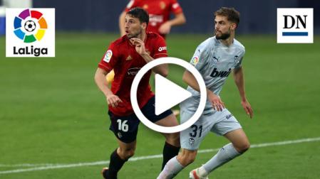 Resumen del Osasuna 3-1 Valencia en vídeo: gol de Calleri (2-1)