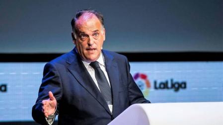 Tebas: "Espero terminar la Liga con un 10 o 20 por ciento de público"