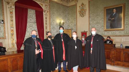 Rafael Remírez de Ganuza, Patricia Alegría, Luis Casado, Gertrudis Arias y Arturo Pérez.