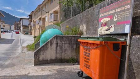 Ayegui instala contenedores automáticos para el aceite
