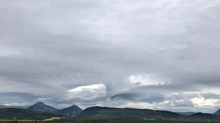Comienzo de semana en Navarra con lluvias y máximas de unos 15º