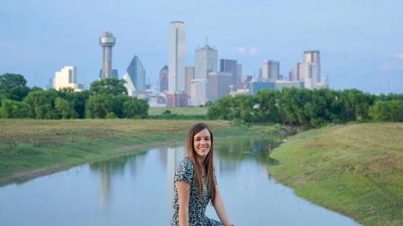 Nuria Arzoz, una pamplonesa maestra de un colegio trilingüe en Dallas