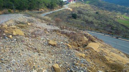 Licitadas las obras del talud de la carretera a Ujué