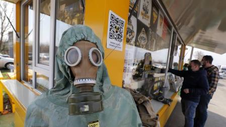 Fotografía de la zona cero de Chernobyl.