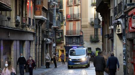 Anulan medidas que Pamplona aprobó para la policía municipal en la segunda ola