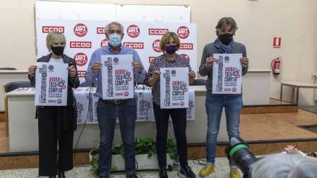UGT y CC OO saldrán a la calle el 1M para exigir que "se cumpla" con trabajadores