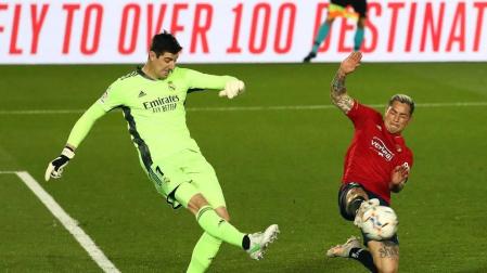 Imágenes del partido entre Real Madrid y Osasuna en el estadio Alfredo Di Stéfano.