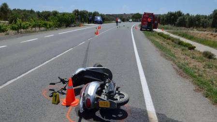 Dos motoristas, heridos graves tras sufrir una colisión en Ablitas