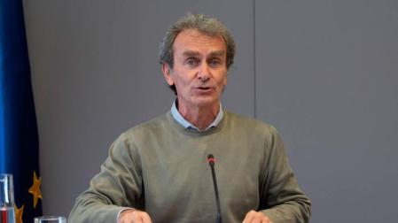 El director del Centro de Alertas y Emergencias Sanitarias (CAES), Fernando Simón durante una rueda de prensa para informar sobre el avance de la pandemia