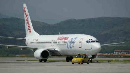 Avión de la compañía, Air Europa.