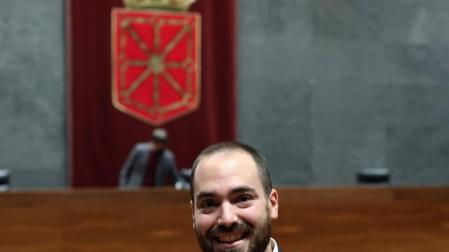 El director general de Acción Exterior del Gobierno foral, Sergio Pérez García.