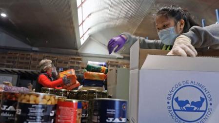El Banco de Alimentos aspira a medio millón de euros en donativos online