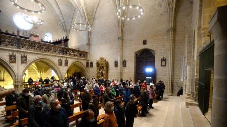 Ujué recibió a devotos de Olite, Carcastillo, Figarol y Melida