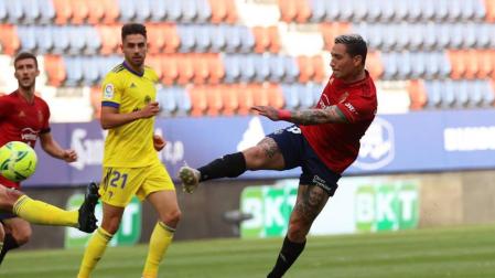 Imágenes del encuentro correspondiente a la Jornada 36 de LaLiga Santander disputado en el estadio de El Sadar