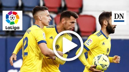 Resumen del Osasuna 3-2 Cádiz: gol de Perea (3-2)