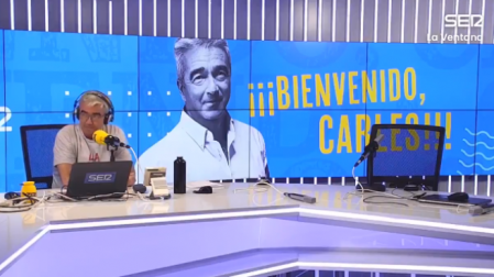 Carles Francino, en su regreso a La Ventana de la cadena Ser, tras pasar el coronavirus