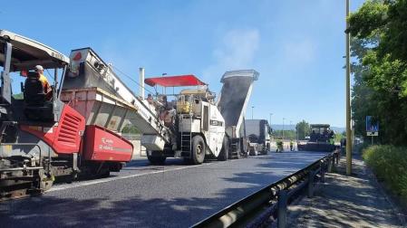 Cinco millones de inversión para reparar el firme de diez carreteras navarras