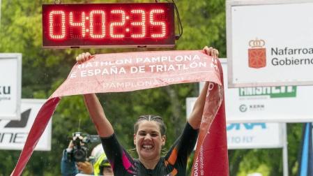 La prueba, que se ha desarrollado entre el pantano de Alloz y Pamplona