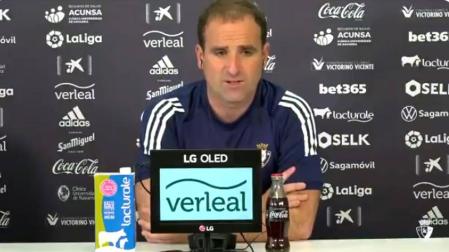 Arrasate: “Necesitamos hacer un partido prácticamente perfecto para tener opciones”