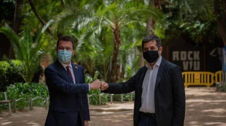 Aragonès promete lealtad mutua con Junts para avanzar hacia la independencia