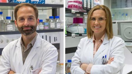 Los doctores Bruno Paiva y María Rodríguez.
