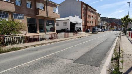 Las obras para renovar el firme de dos tramos de la travesía de Lodosa comienzan este lunes