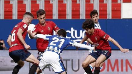 Galería de fotos del partido disputado en El Sadar entre Osasuna y la Real Sociedad, último partido de la temporada 2020-2021