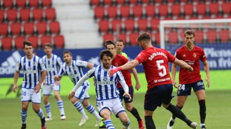 Sigue la narración minuto a minuto del Osasuna-Real Sociedad y los marcadores de Primera y Tercera