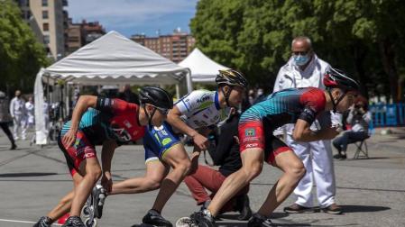 Galería de fotos del Campeonato de España de patinaje de velocidad júnior y senior disputado en el circuito del Antoniutti, en Pamplona