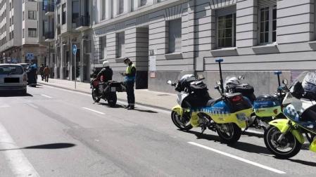Interpuestas 23 denuncias en una campaña de control de motocicletas de la Policía Municipal de Pamplona