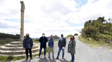 Alcaldes reclaman el arreglo de la carretera que une Ujué y Murillo el Fruto