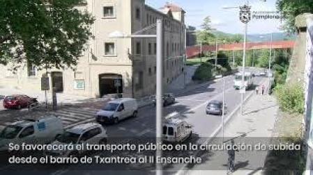 Pamplona pone en marcha dos nuevos carriles bici