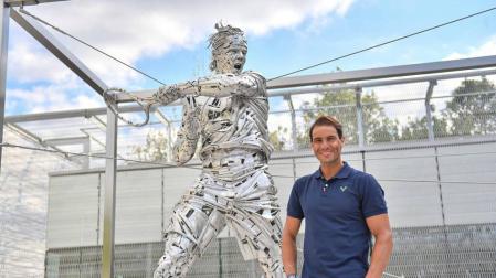 Roland Garros homenajea a Rafa Nadal con una estatua