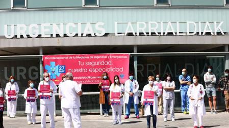 Los médicos de Urgencias se movilizan en Navarra para exigir la especialidad