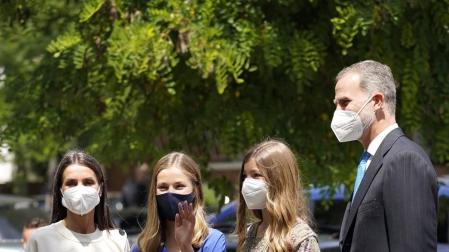 La princesa Leonor se confirma con el rey como padrino