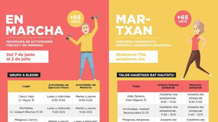 Abierto el plazo para apuntarse al programa municipal 'En marcha'