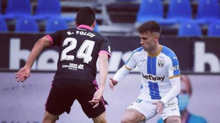 Rober Ibáñez, en un partido de esta temporada.