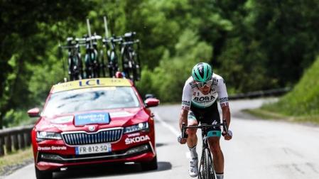 El austríaco Pöstlberger gana la segunda etapa y es el nuevo líder del Dauphiné