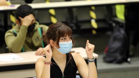 Casi 3.900 alumnos convocados en los campus universitarios de Pamplona y Tudela.