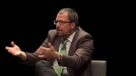 El secretario general de Industria y de la Pequeña y Mediana Empresa, Raül Blanco, en la jornada 'Navarra es industria'.