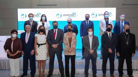 Autoridades participantes en el acto del 50 aniversario de Corporación Jofemar.
