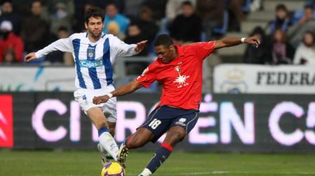 Dady, en un partido de Osasuna contra el Recreativo de Huelva en 2008.