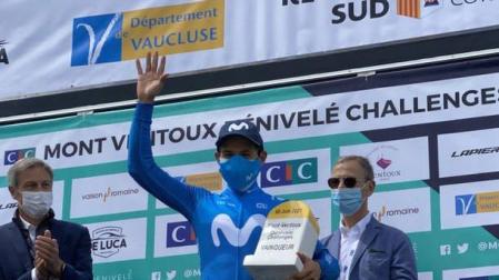 Podio con sabor navarro en la clásica del Mount Ventoux