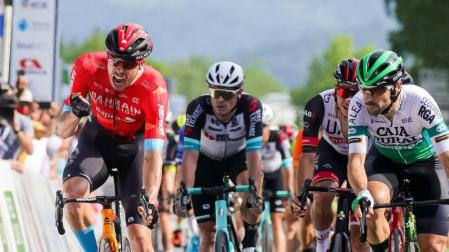 Team Caja Rural roza el triunfo en el sprint inaugural del Tour de Eslovenia