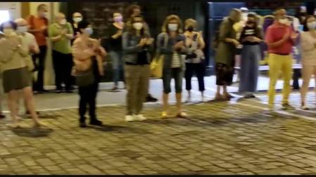 Vídeo de la concentración por las muertes en Tenerife