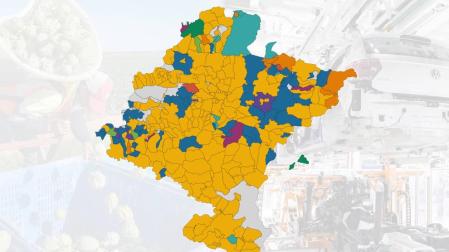 El mapa del empleo en Navarra: ¿dónde trabajan tus vecinos?