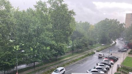 Las tormentas avanzan por el suroeste de Navarra y afectan a Corella, Fitero y Funes