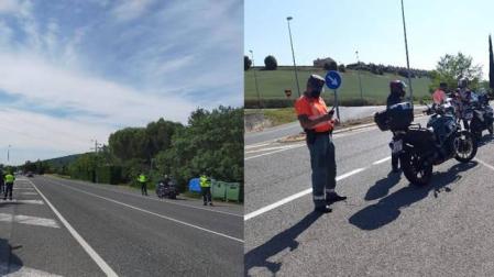 El operativo para reducir la siniestralidad de motocicletas se salda con 60 denuncias