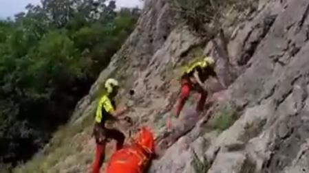 Rescatado un escalador tras sufrir una caída en Uharte Arakil
